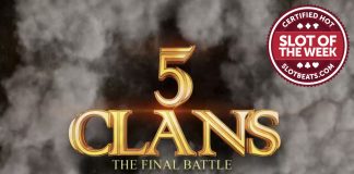 Yggdrasil and Reflex Gaming have taken SlotBeats’ Slot of the Week award into battle with its winning title, 5 Clans: The Final Battle.