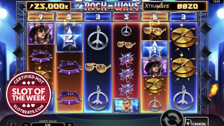 Swintt has taken SlotBeats’ Slot of the Week award centre stage with the release of its rockin’ title, Rock n’ Ways XtraWays.