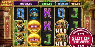 SlotBeats fought off feral jaguars and two-headed snakes this week to award Synot Games’ Aztec Jaguar its coveted Slot of the Week title.