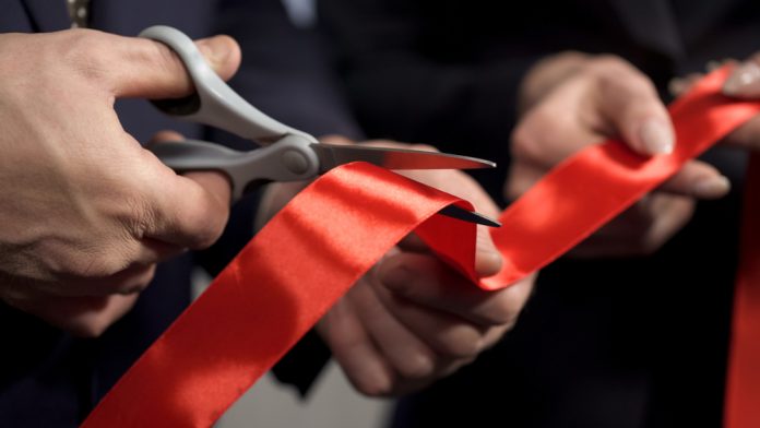 Ribbon cutting