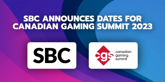 SBC has announced that the Canadian Gaming Summit 2023 will be staged on June 13-15 at the Metro Toronto Convention Centre.