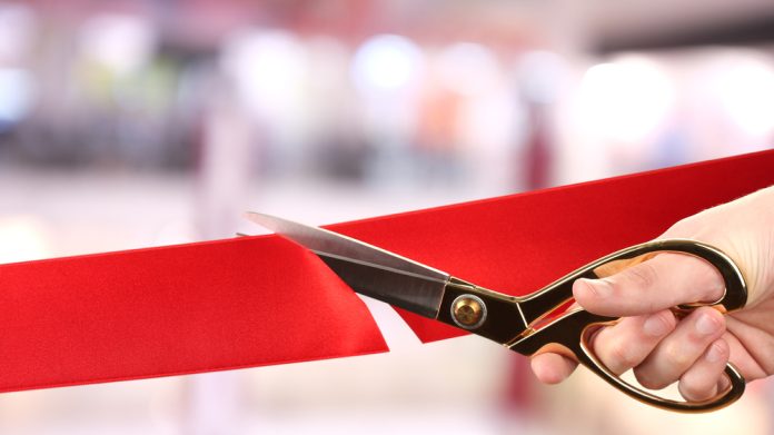 Ribbon cutting