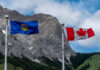 Alberta Bans Election Betting Ahead of iGaming Market Launch Alberta and Canadian flags