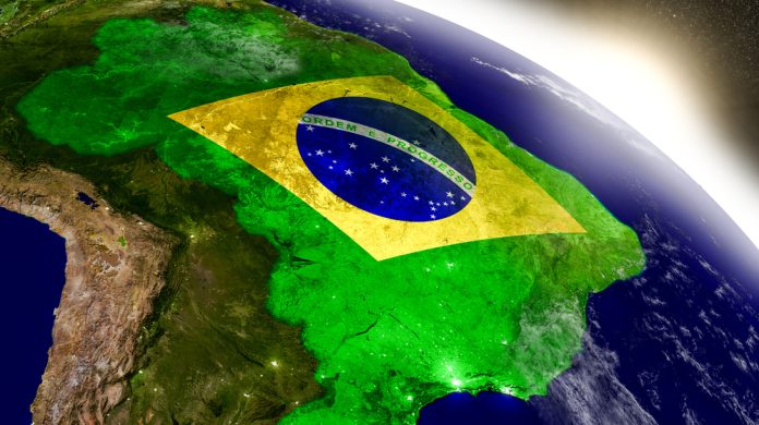 Brazil globe