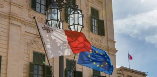 Malta European flags