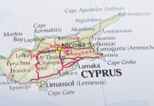 map of cyprus