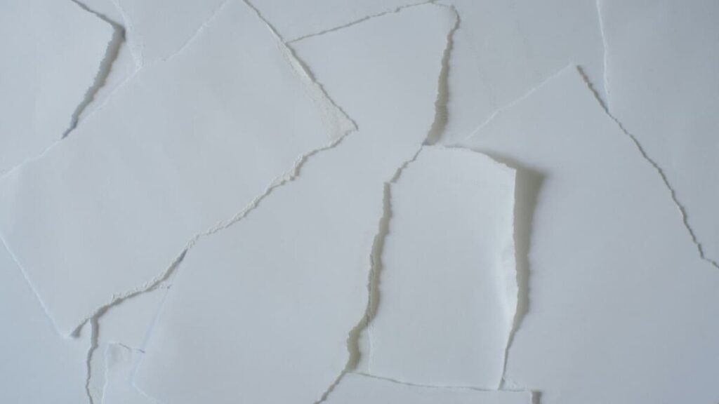 Ripped paper