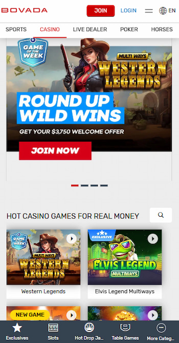 Bovada Casino best for Progressive Jackpots