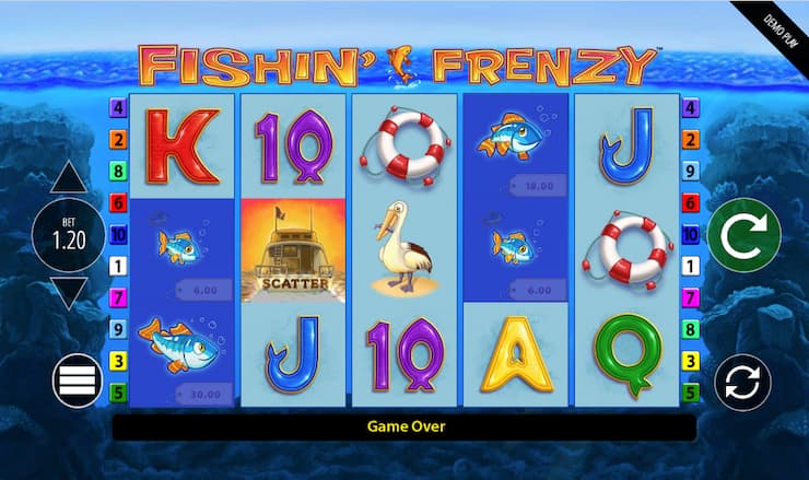 Fishin Frenzy top-rated online slot in the UK