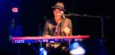Bruno Mars playing keyboard in Houston