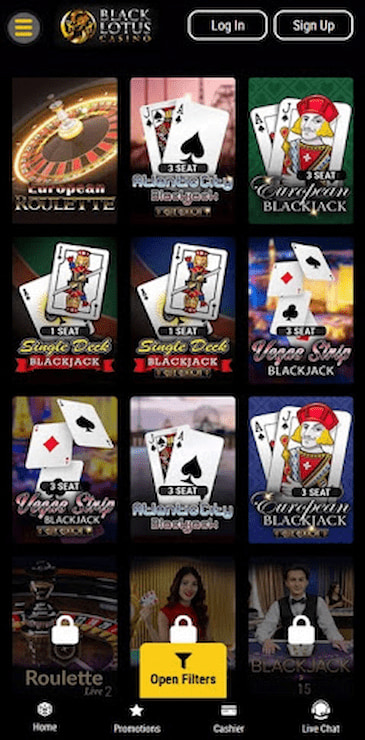 Black Lotus roulette app