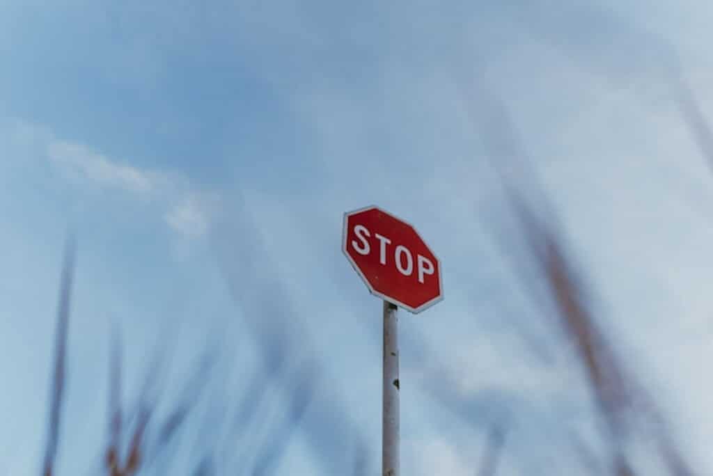 Stop sign