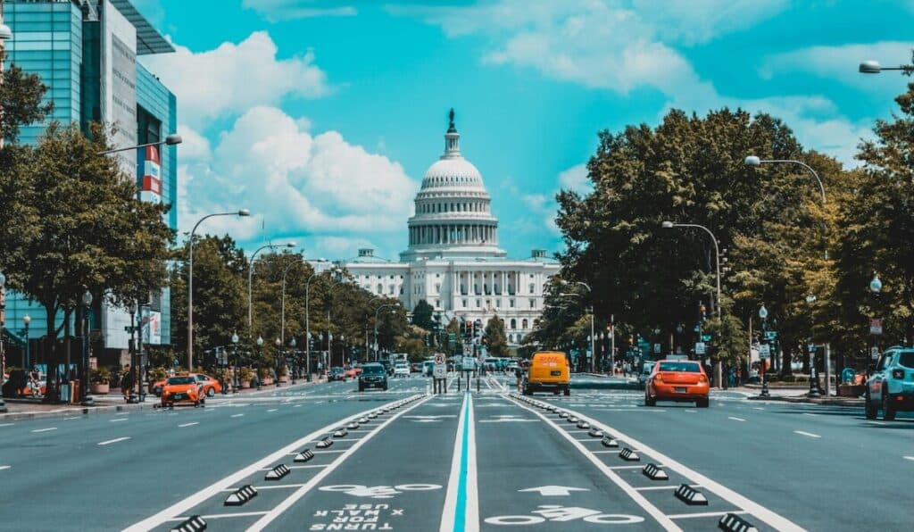 The Capitol Building in Washington, DC.
