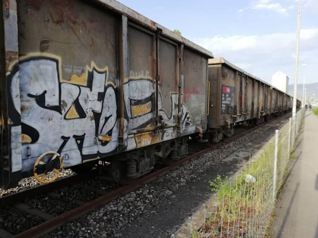 Trainwreck on a track