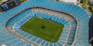 Catawba’s Two Kings Casino Inks Landmark Partnership with NFL’s Carolina Panthers A photo of the Carolina Panther's home stadium