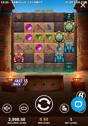 Cryptorino slot Sands of Eternity