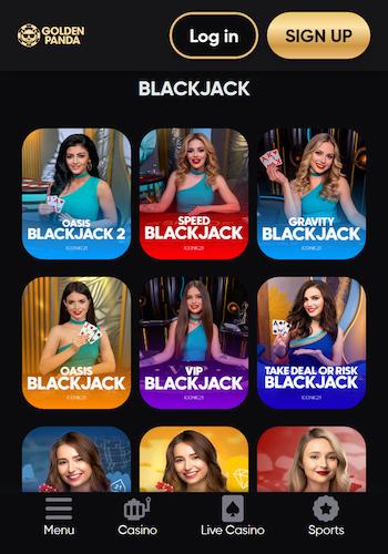 Golden Panda Blackjack