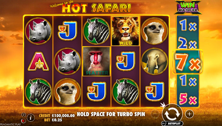 Mega Moolah progressive jackpot slot layout
