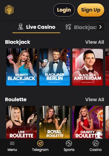 Lucky Block live casino