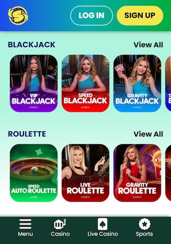 Samba Slots live casino