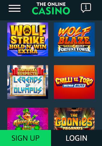 The Online Casino slots