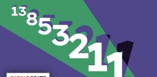 A colorful graphic with the numbers 13, 8, 5, 3, 2, 1 displayed prominently, alongside the logo for CasinoBeats.