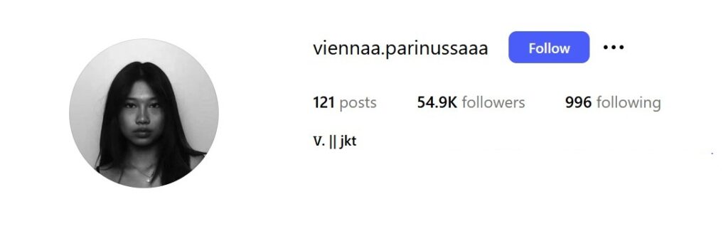 Vienna Varella Angeli Parinussa’s Instagram profile.