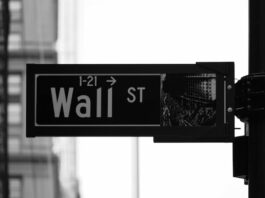 No End to Gaming Stocks’ Woes as November Begins on a Sour Note Wall Street street sign in black and white.