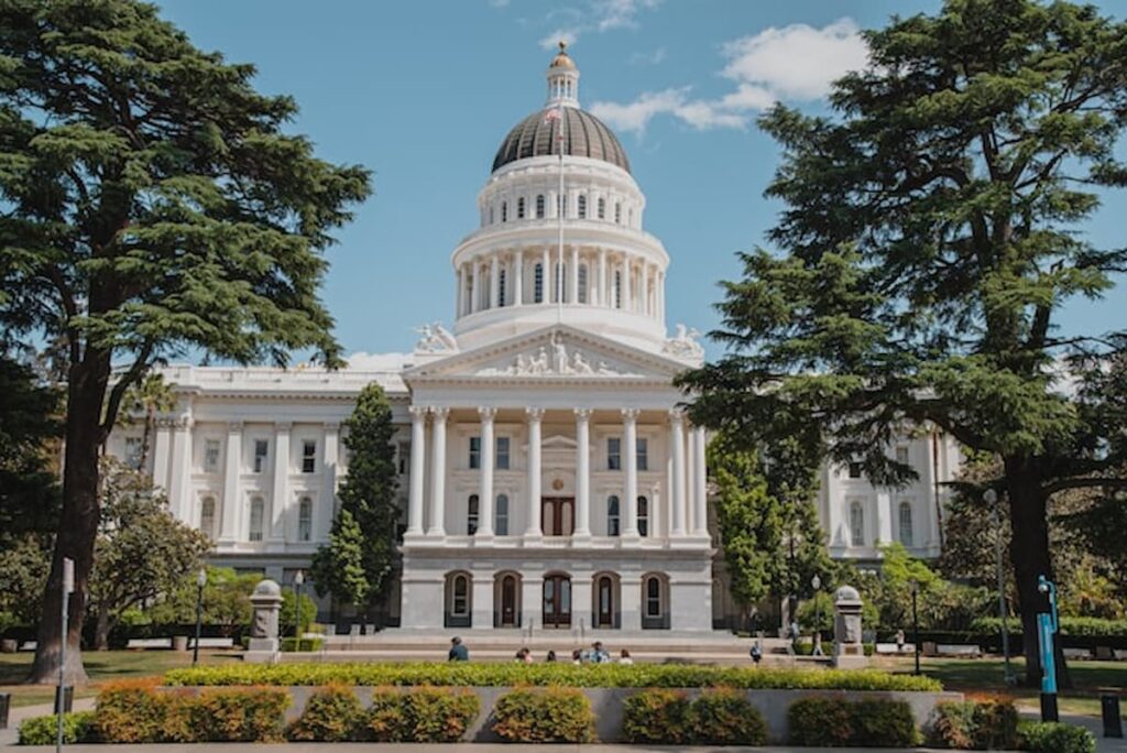 California State Capitol building in Sacramento