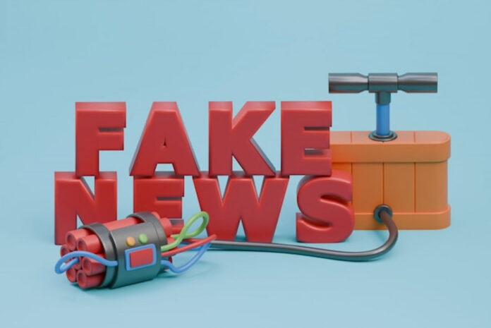 American Gaming Association Denies Investigation After Fake Letter Surfaces Around Adin Ross Bet Switch 3D illustration of the phrase "Fake News" with cartoon-style dynamite and detonator