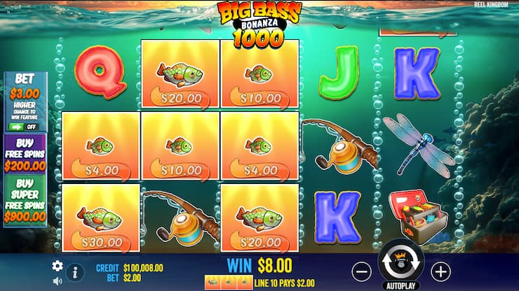 Big Bass Bonanza 1000 video slot 