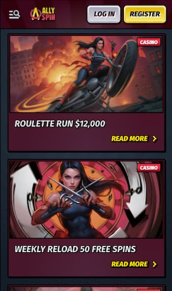 AllySpins Casino promotions