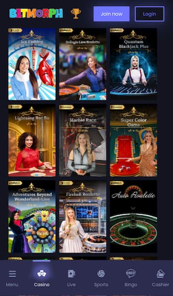 BetMorph bitcoin casino