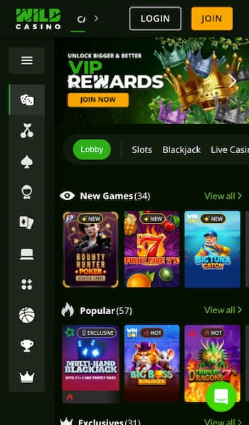 Wild Casino Online in the USA