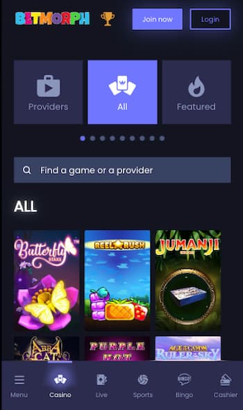 BetMorph best online casino uk