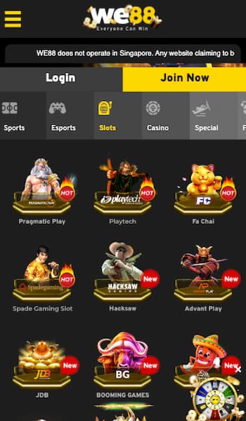 WE88 online casino games