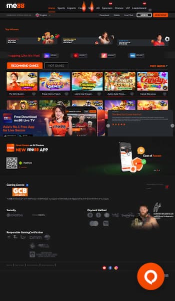 ME88 Malaysian online casino games