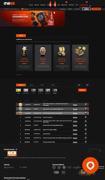 VIP rewards and benefits at ME88 Casino in Malaysia