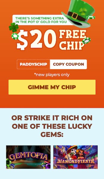 Palace of Chance no deposit bonus