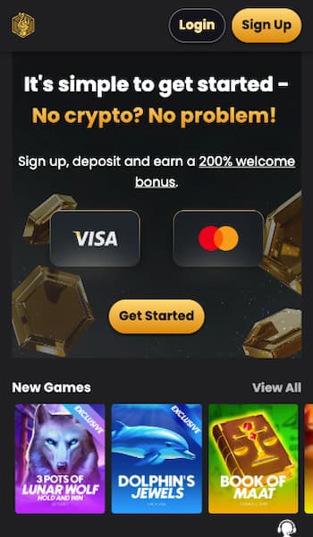 Buy crypto for gambling at Lucky Block Casino