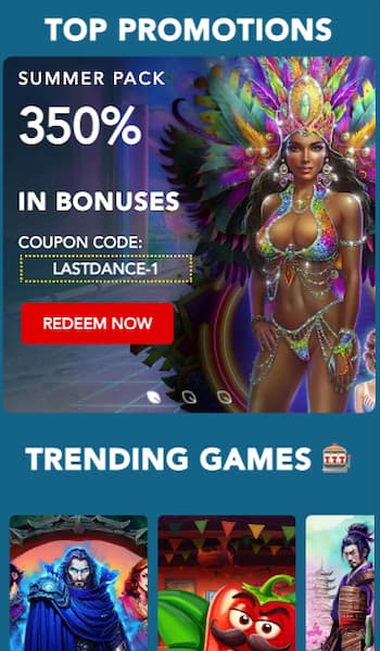 SlotoCash deposit bonus and games