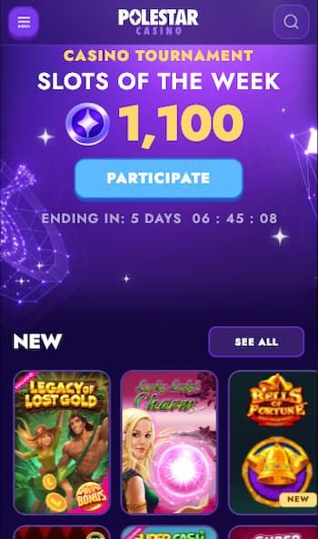 Tournaments at PoleStar Casino