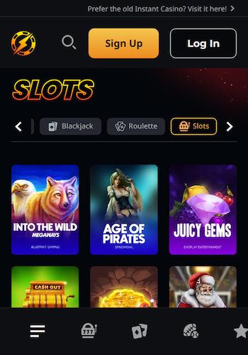 Instant Casino slots