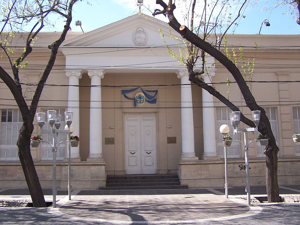The Mendoza Parliament in Mendoza Province, Argentina.