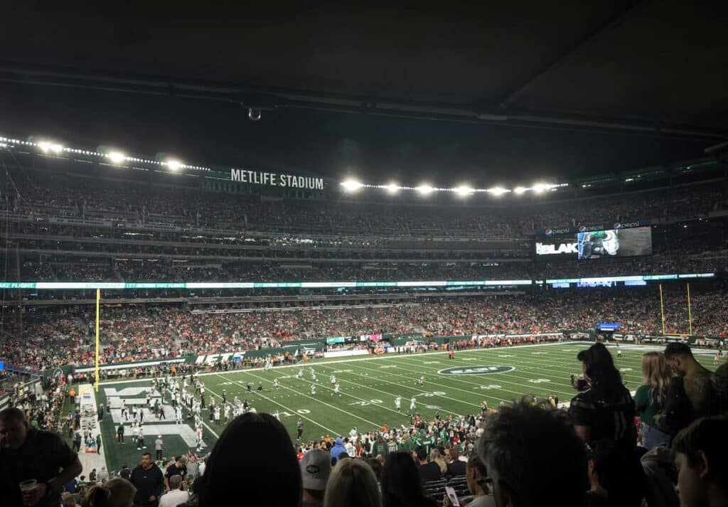 NFL game at MetLife Stadium