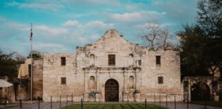 The Alamo historic landmark in San Antonio, Texas