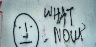 Publishers Clearing House Collapse Leaves Veterans Unpaid as New Owner Faces Sweeps Casino Scrutiny Graffiti of a simple face with the words “What Now?” on a wall