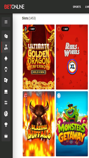 Betonline Casino 1453 slots