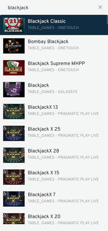 Cryptorino blackjack