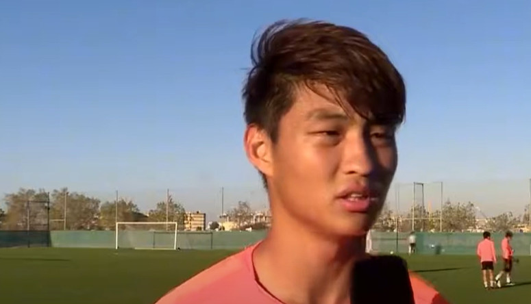 The Chinese soccer star Guo Tianyu.